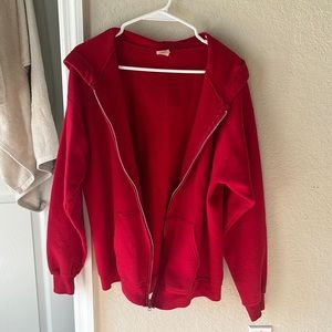 Men’s Red Hoodie Jacket